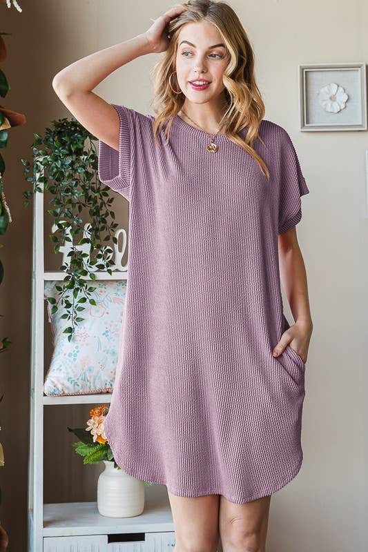Ribbed mIni Dress